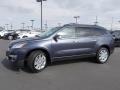 2014 Atlantis Blue Metallic Chevrolet Traverse LT AWD  photo #6