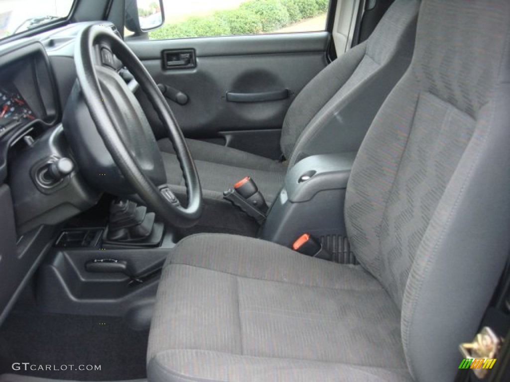 Dark Slate Gray Interior 2003 Jeep Wrangler X 4x4 Freedom Edition Photo #86664536