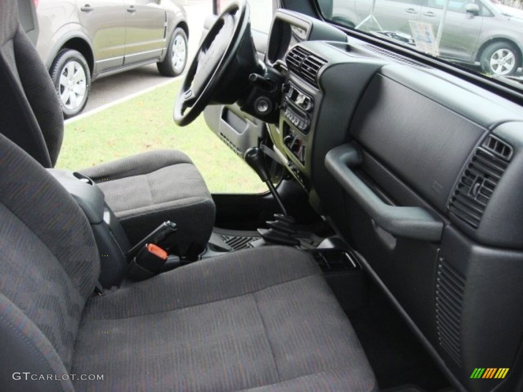 2003 Jeep Wrangler X 4x4 Freedom Edition Dark Slate Gray Dashboard Photo #86664577