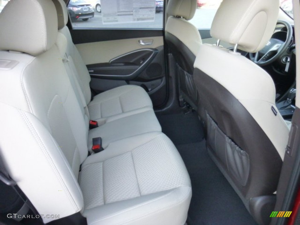 2013 Santa Fe GLS AWD - Regal Red Pearl / Beige photo #11