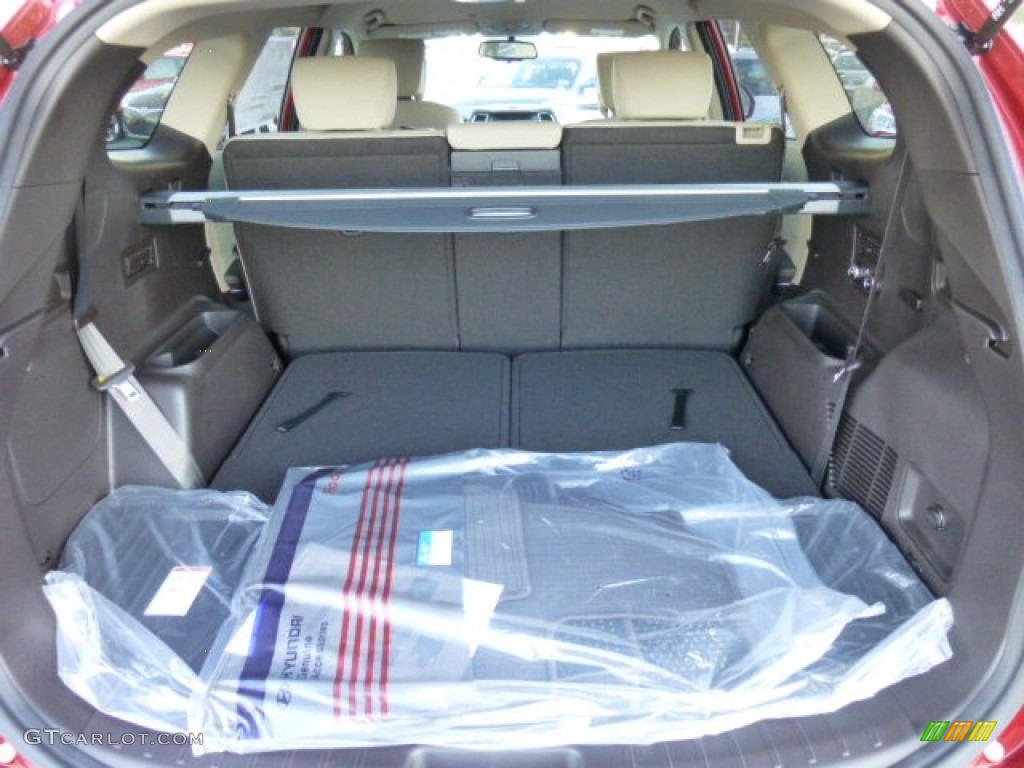 2013 Santa Fe GLS AWD - Regal Red Pearl / Beige photo #12