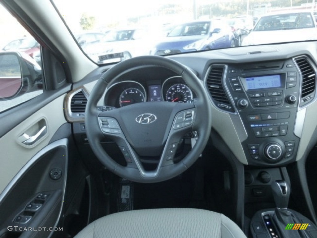 2013 Santa Fe GLS AWD - Regal Red Pearl / Beige photo #14