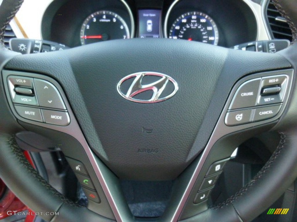 2013 Santa Fe GLS AWD - Regal Red Pearl / Beige photo #18