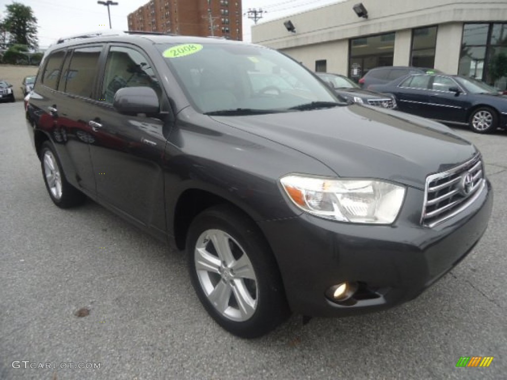 Magnetic Gray Metallic 2008 Toyota Highlander Limited 4WD Exterior Photo #86665042
