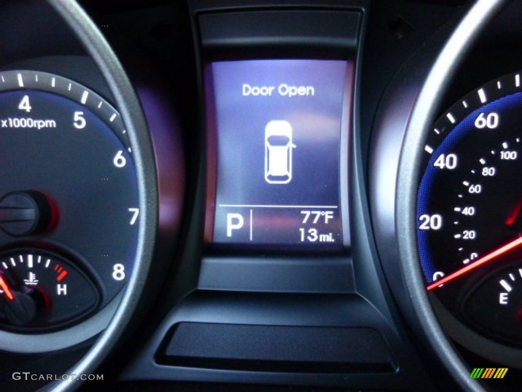 2013 Santa Fe GLS AWD - Regal Red Pearl / Beige photo #20