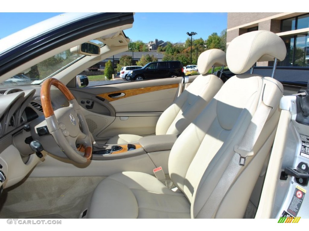 Stone Interior 2005 Mercedes-Benz SL 500 Roadster Photo #86665114