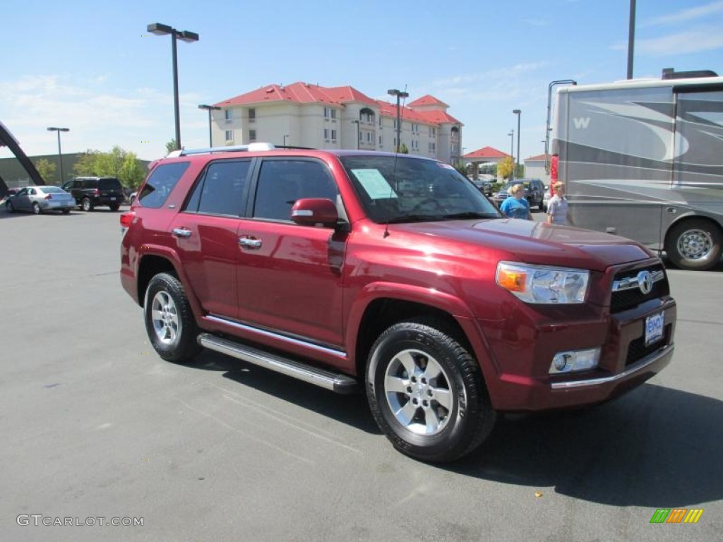 2011 4Runner SR5 4x4 - Salsa Red Pearl / Sand Beige photo #1