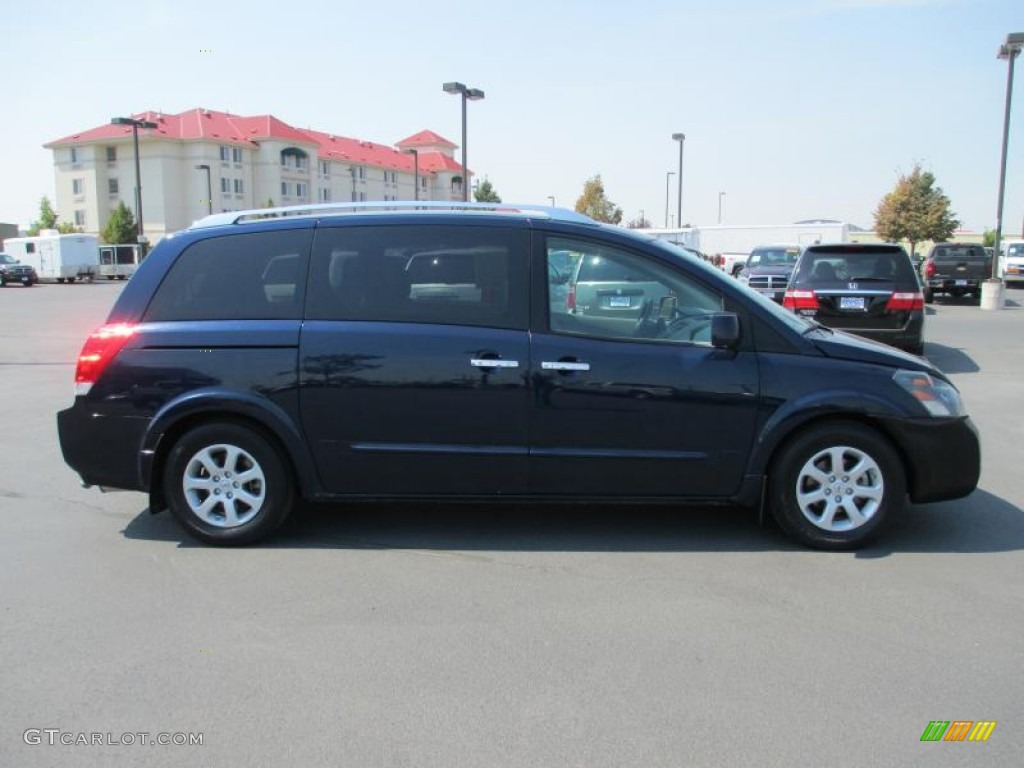 2008 Quest 3.5 S - Majestic Blue Metallic / Gray photo #7