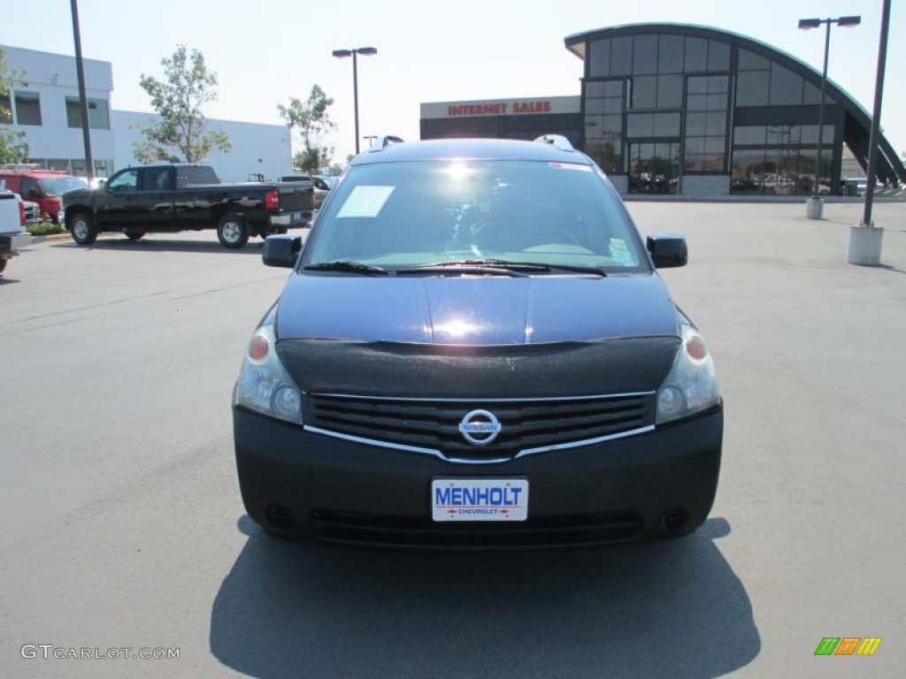 2008 Quest 3.5 S - Majestic Blue Metallic / Gray photo #8