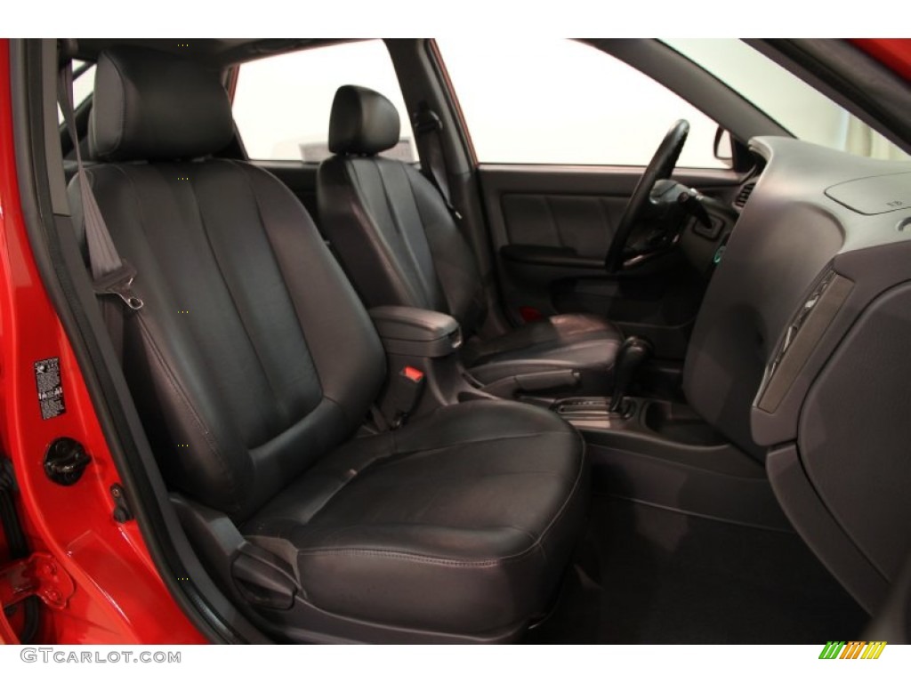 2003 Elantra GT Hatchback - Rally Red / Dark Gray photo #10