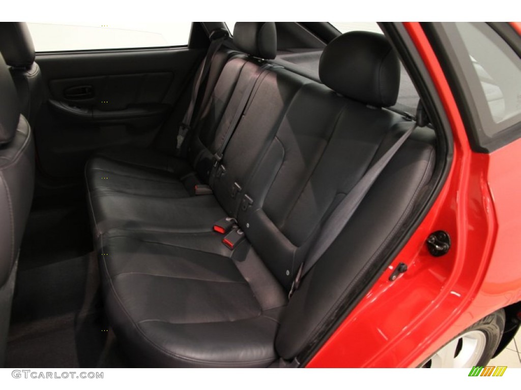 2003 Elantra GT Hatchback - Rally Red / Dark Gray photo #12