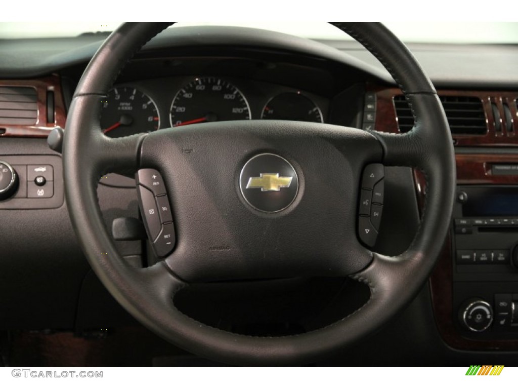 2006 Chevrolet Impala LT Ebony Black Steering Wheel Photo #86667496