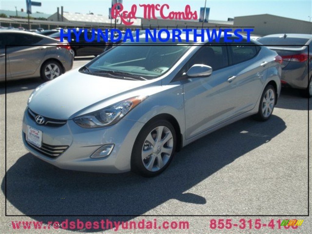 2013 Elantra Limited - Silver / Black photo #1