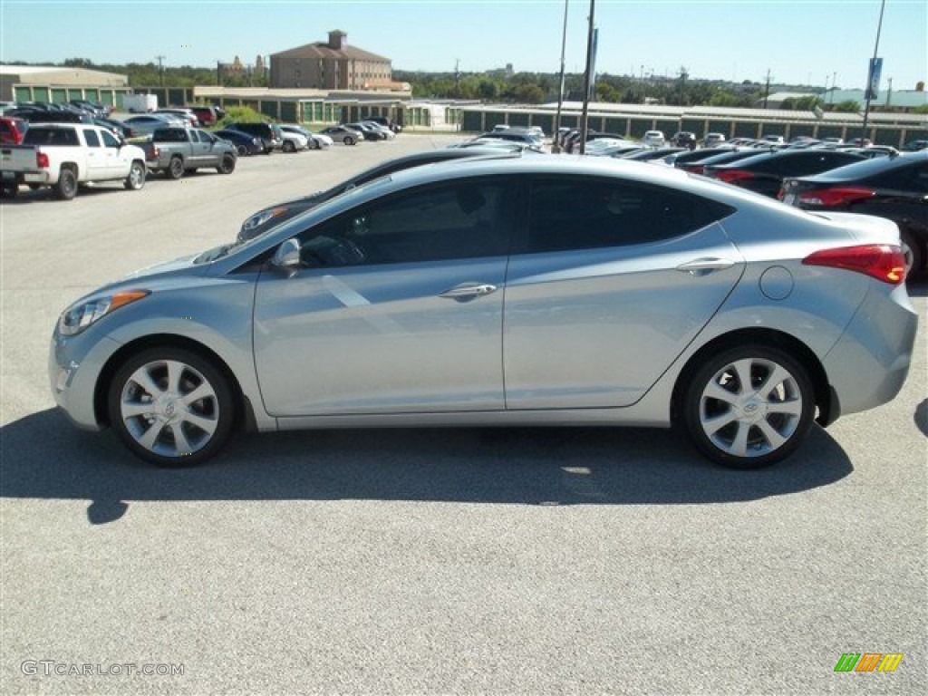 2013 Elantra Limited - Silver / Black photo #2