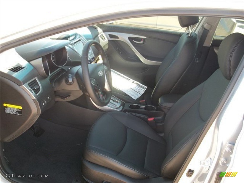 2013 Elantra Limited - Silver / Black photo #4