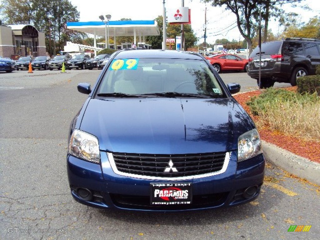 2009 Galant ES - Maizen Blue Pearl / Beige photo #2