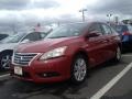 Red Brick 2013 Nissan Sentra SL