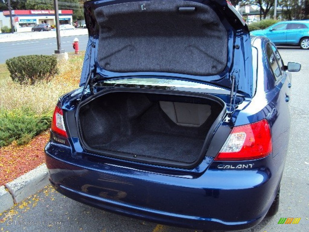 2009 Galant ES - Maizen Blue Pearl / Beige photo #13