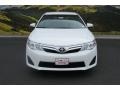 2014 Super White Toyota Camry LE  photo #2