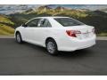 2014 Super White Toyota Camry LE  photo #3