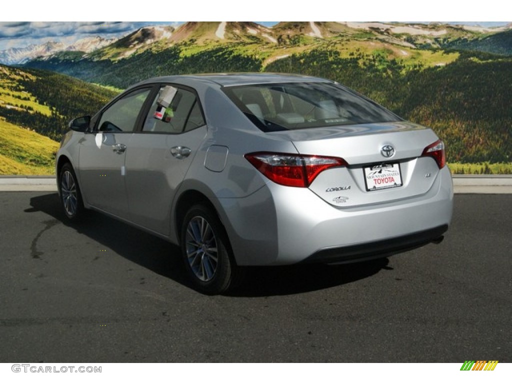 2014 Corolla LE - Classic Silver Metallic / Ash photo #3