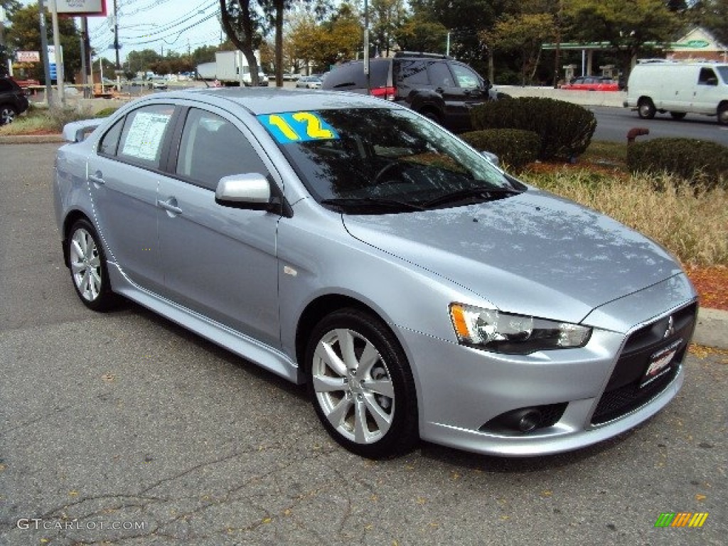 Apex Silver Metallic 2012 Mitsubishi Lancer GT Exterior Photo #86669788