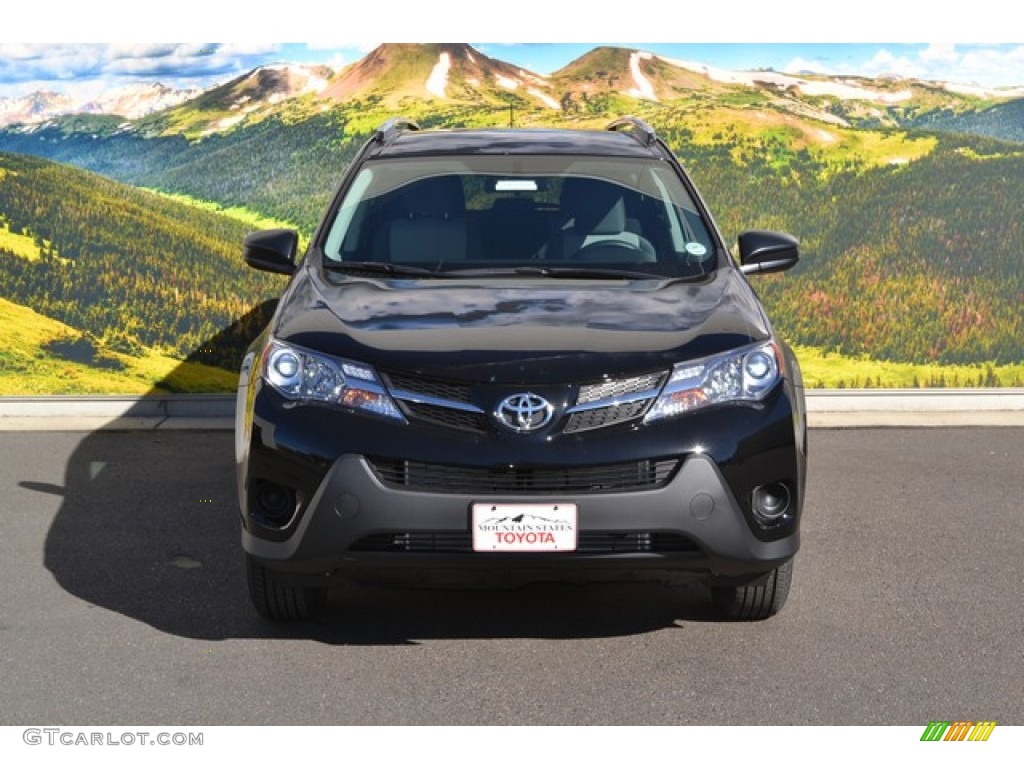 2013 RAV4 LE AWD - Black / Ash photo #2