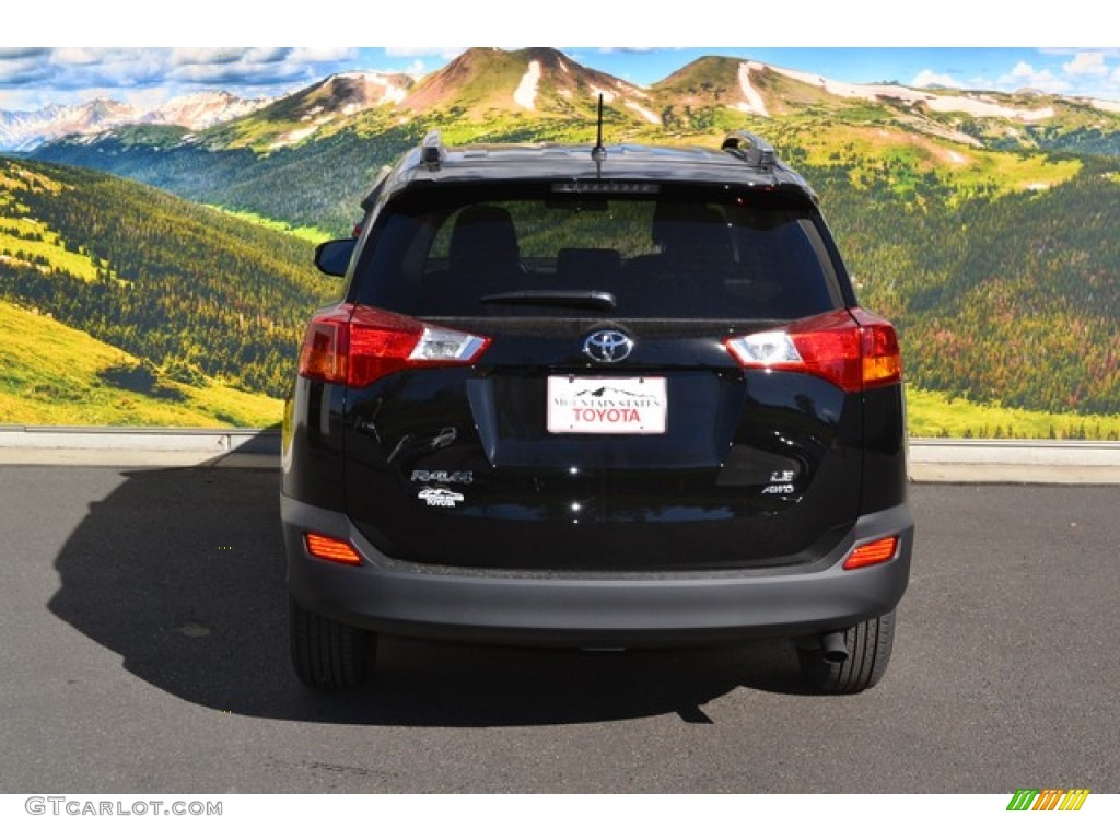 2013 RAV4 LE AWD - Black / Ash photo #4
