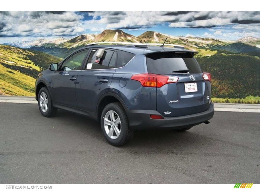 2013 RAV4 XLE AWD - Shoreline Blue Pearl / Black photo #3