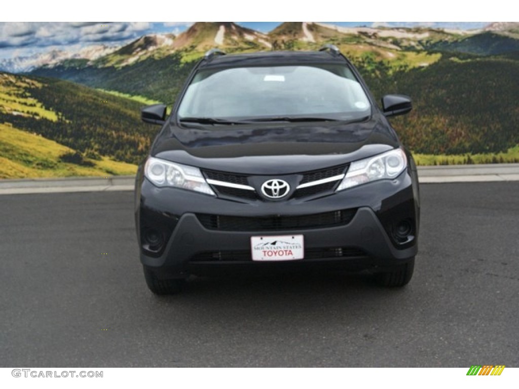 2013 RAV4 LE AWD - Black / Ash photo #2