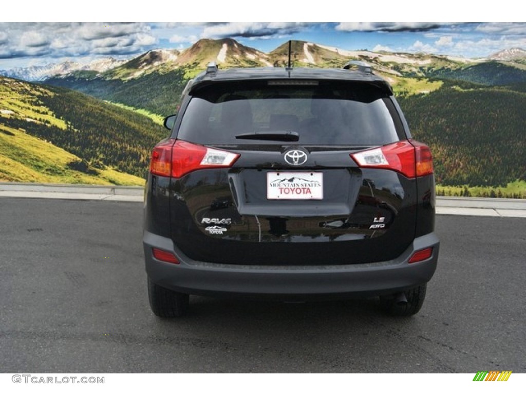 2013 RAV4 LE AWD - Black / Ash photo #4
