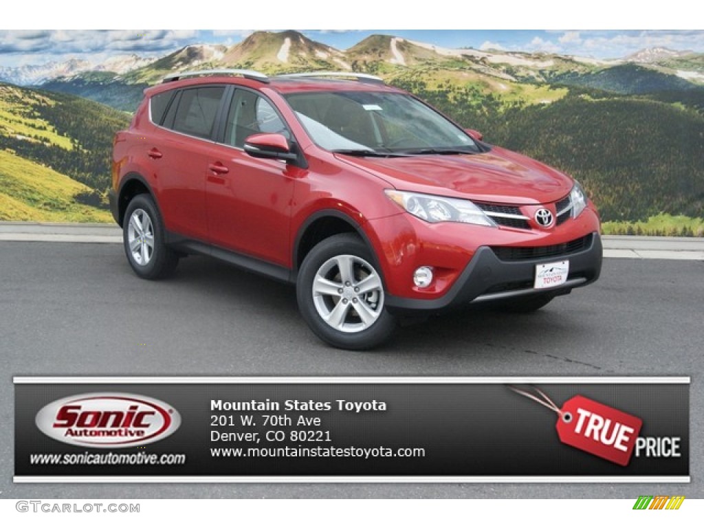 2013 RAV4 XLE AWD - Barcelona Red Metallic / Black photo #1