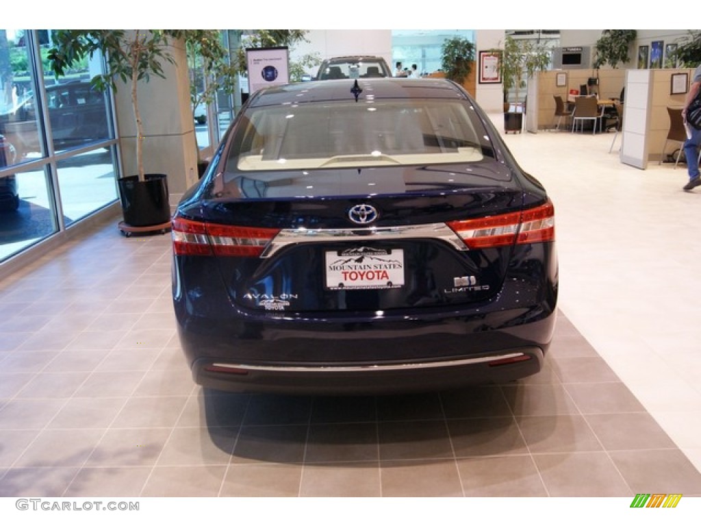 2013 Avalon Hybrid Limited - Nautical Blue Metallic / Almond photo #3
