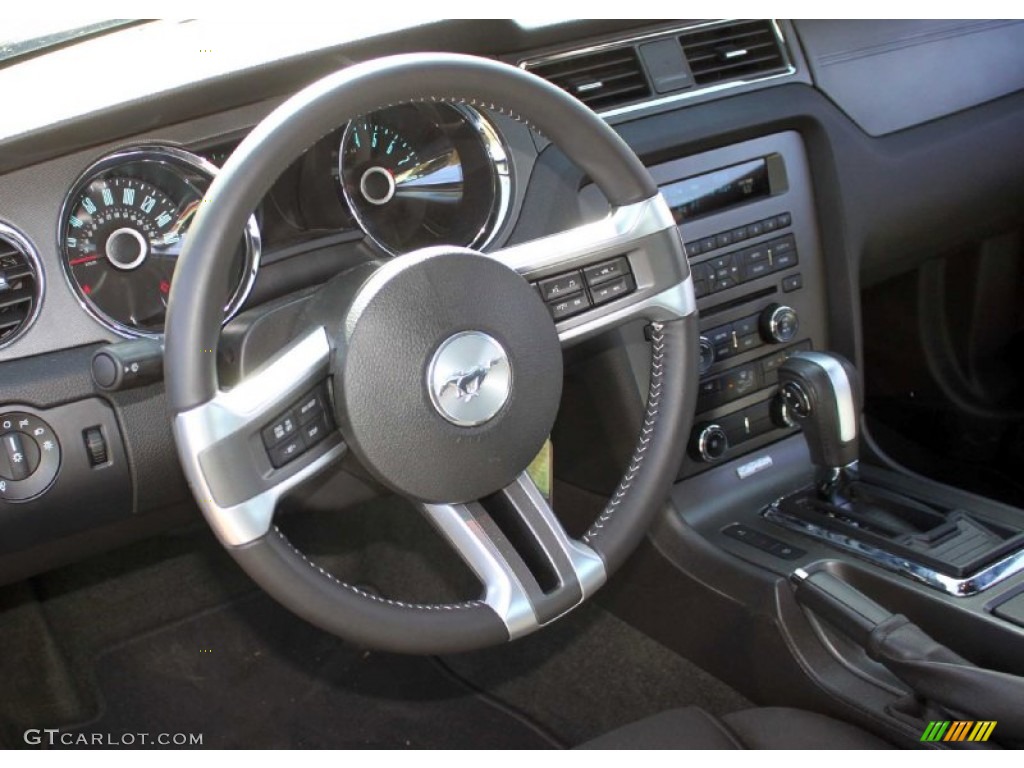 2014 Mustang V6 Coupe - Ruby Red / Charcoal Black photo #5