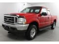 Red Clearcoat 2003 Ford F250 Super Duty XLT SuperCab 4x4