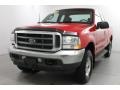 2003 Red Clearcoat Ford F250 Super Duty XLT SuperCab 4x4  photo #2