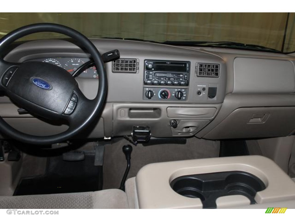 2003 F250 Super Duty XLT SuperCab 4x4 - Red Clearcoat / Medium Flint Grey photo #20