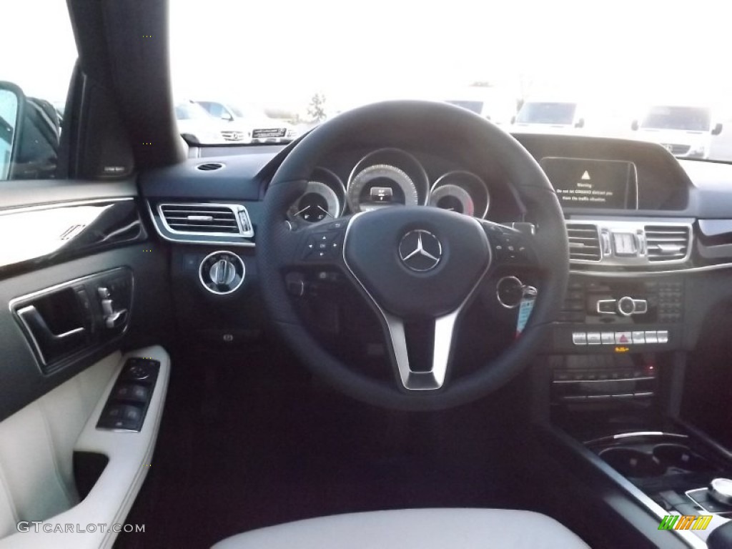 2014 E E250 BlueTEC 4Matic Sedan - Black / Porcelain/Black photo #7