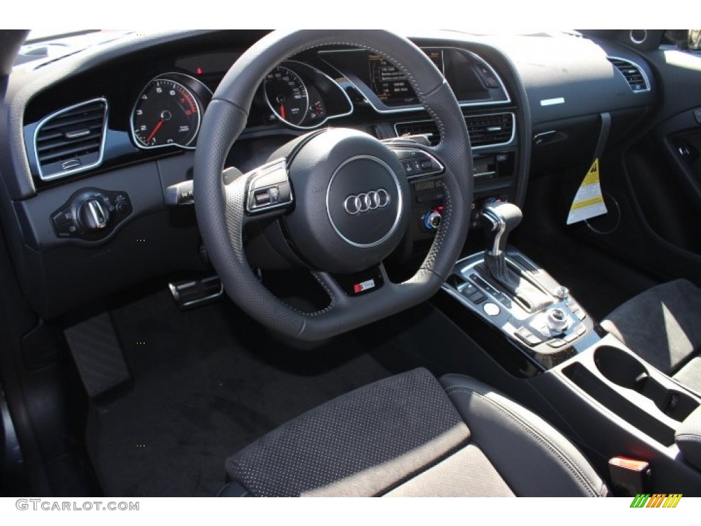 Black Interior 2014 Audi A5 2.0T quattro Coupe Photo #86675302