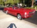 Red 1966 Ford Mustang Convertible