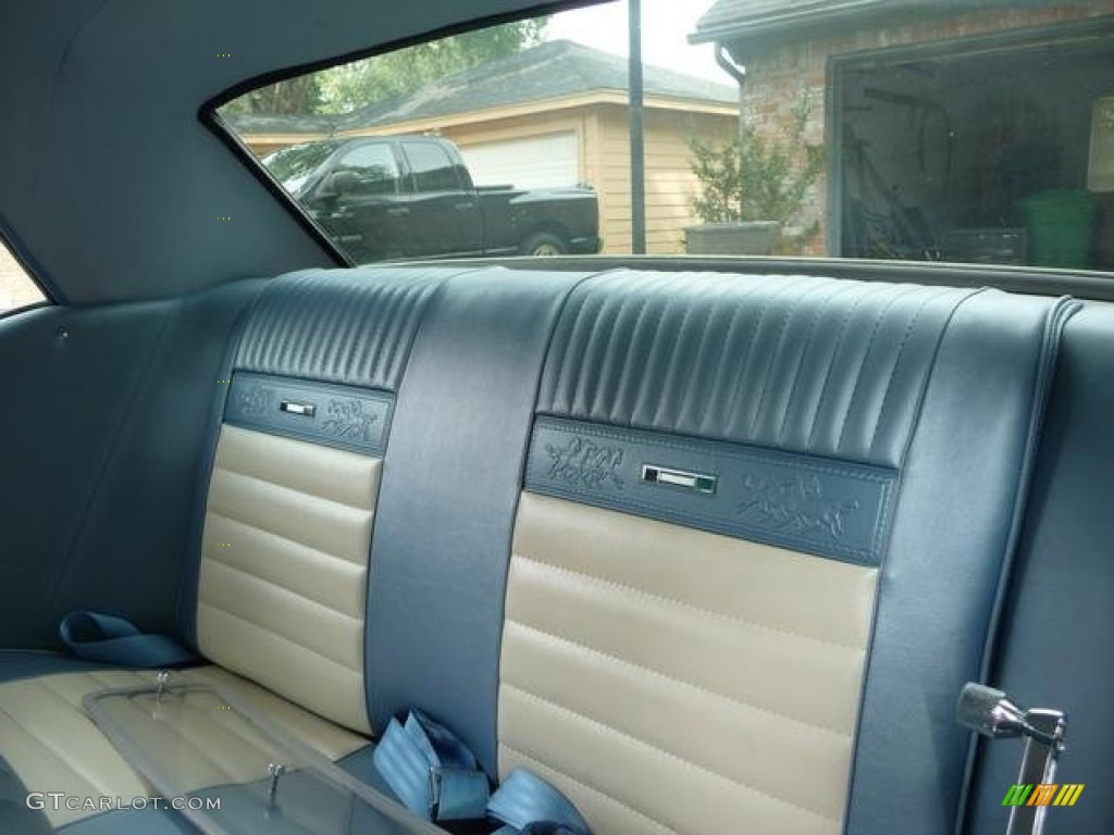 1966 Mustang Coupe - Silver Blue Metallic / Light Blue photo #3