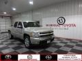 2009 Silver Birch Metallic Chevrolet Silverado 1500 LT Crew Cab  photo #1