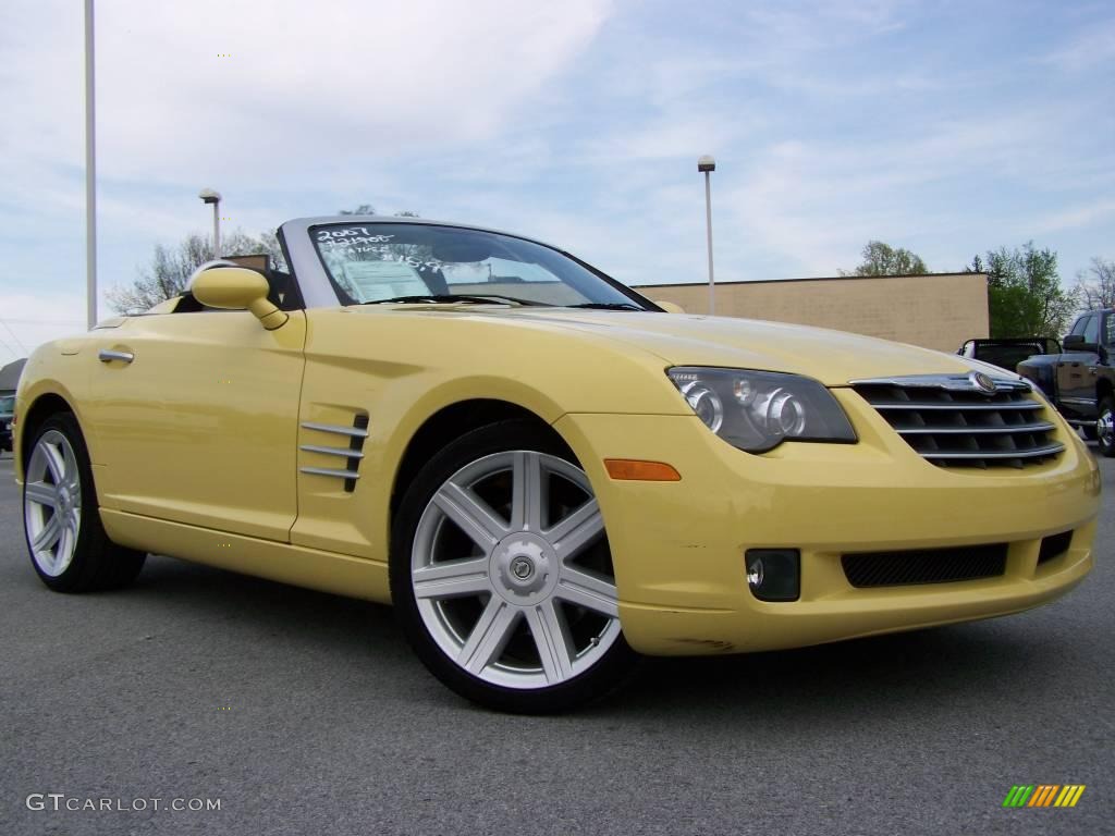 2007 Crossfire Limited Roadster - Classic Yellow / Dark Slate Gray/Vanilla photo #1