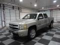 2009 Silver Birch Metallic Chevrolet Silverado 1500 LT Crew Cab  photo #3