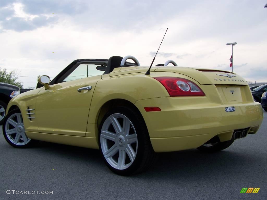 Classic Yellow 2007 Chrysler Crossfire Limited Roadster Exterior Photo #8667809