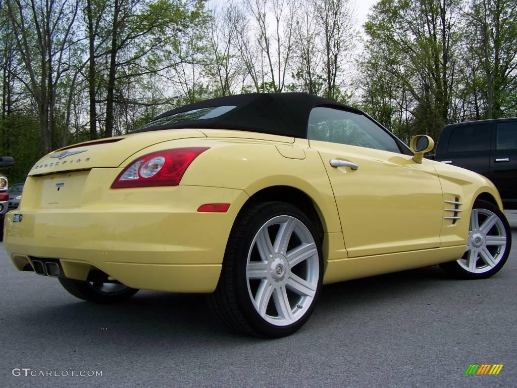 Classic Yellow 2007 Chrysler Crossfire Limited Roadster Exterior Photo #8667814