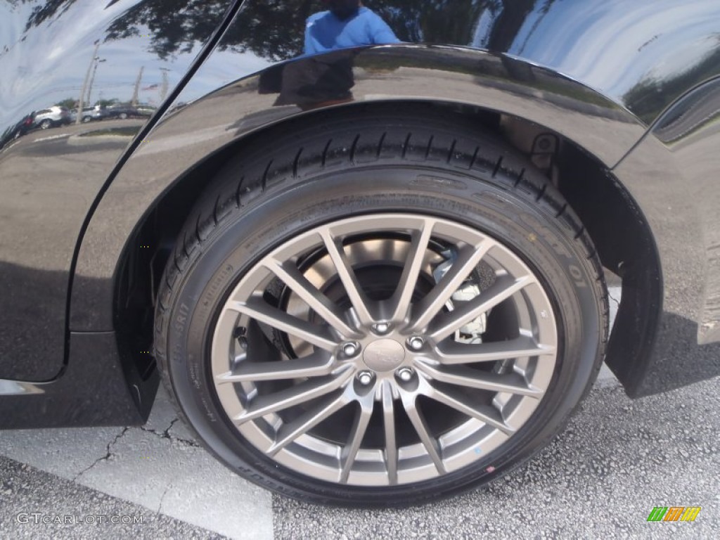 2014 Impreza WRX 4 Door - Crystal Black Silica / Carbon Black photo #8