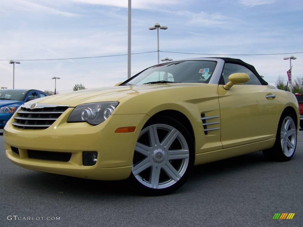 Classic Yellow 2007 Chrysler Crossfire Limited Roadster Exterior Photo #8667849