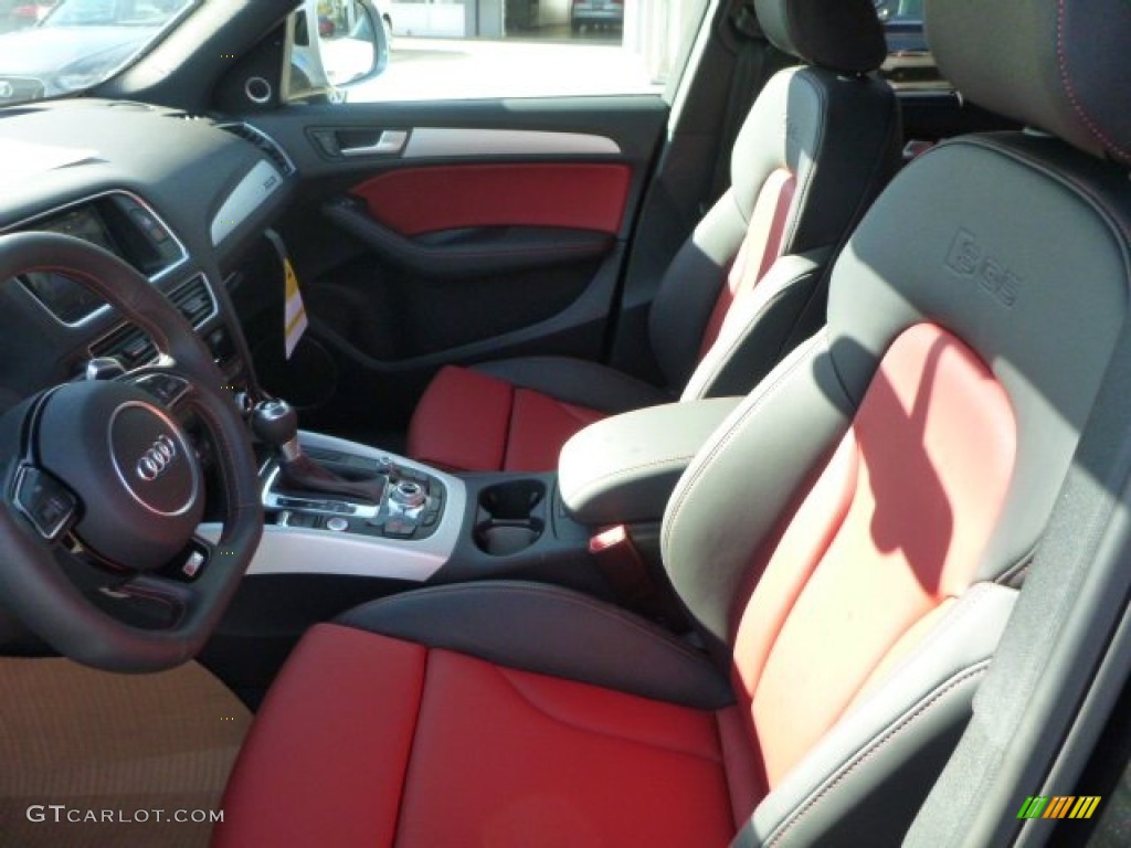 Black Magma Red Interior 2014 Audi Sq5 Premium Plus 3 0 Tfsi