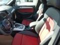 Black/Magma Red Front Seat Photo for 2014 Audi SQ5 #86678505